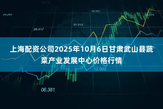上海配资公司2025年10月6日甘肃武山县蔬菜产业发展中心价格行情